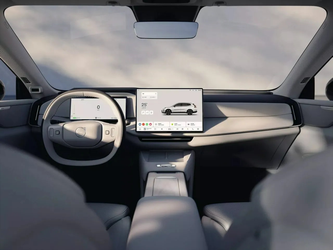Volvo XC70 PHEV采用简洁而典雅的北欧设计语言,12.3吋数位仪表板与悬浮式15.4吋中控触控萤幕整齐布局,营造现代科技氛围。原厂照片