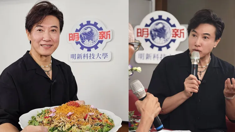 陳鴻重回母校教課。陳鴻提供