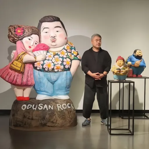 国际藏家都关注收藏!金元根《大叔的蓝调时光》台北宝于艺术中心登场