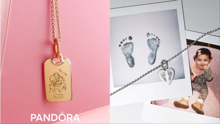 PANDORA推出客製化鐫刻服務。品牌提供