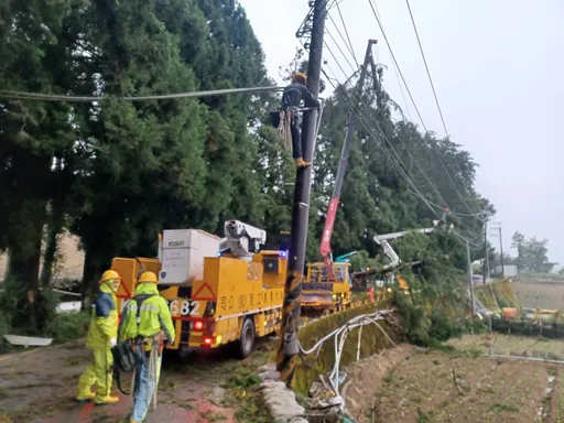楊柳遠颺!但梨山還有1469戶停電 台電力拚今日全復電