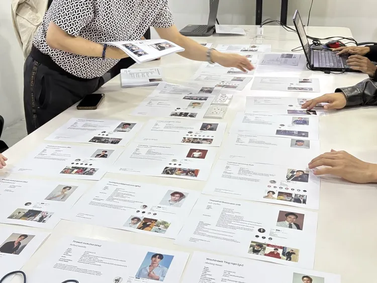 泰國超過700位報名初選，目前選出100位進入試鏡。木奉娛樂提供