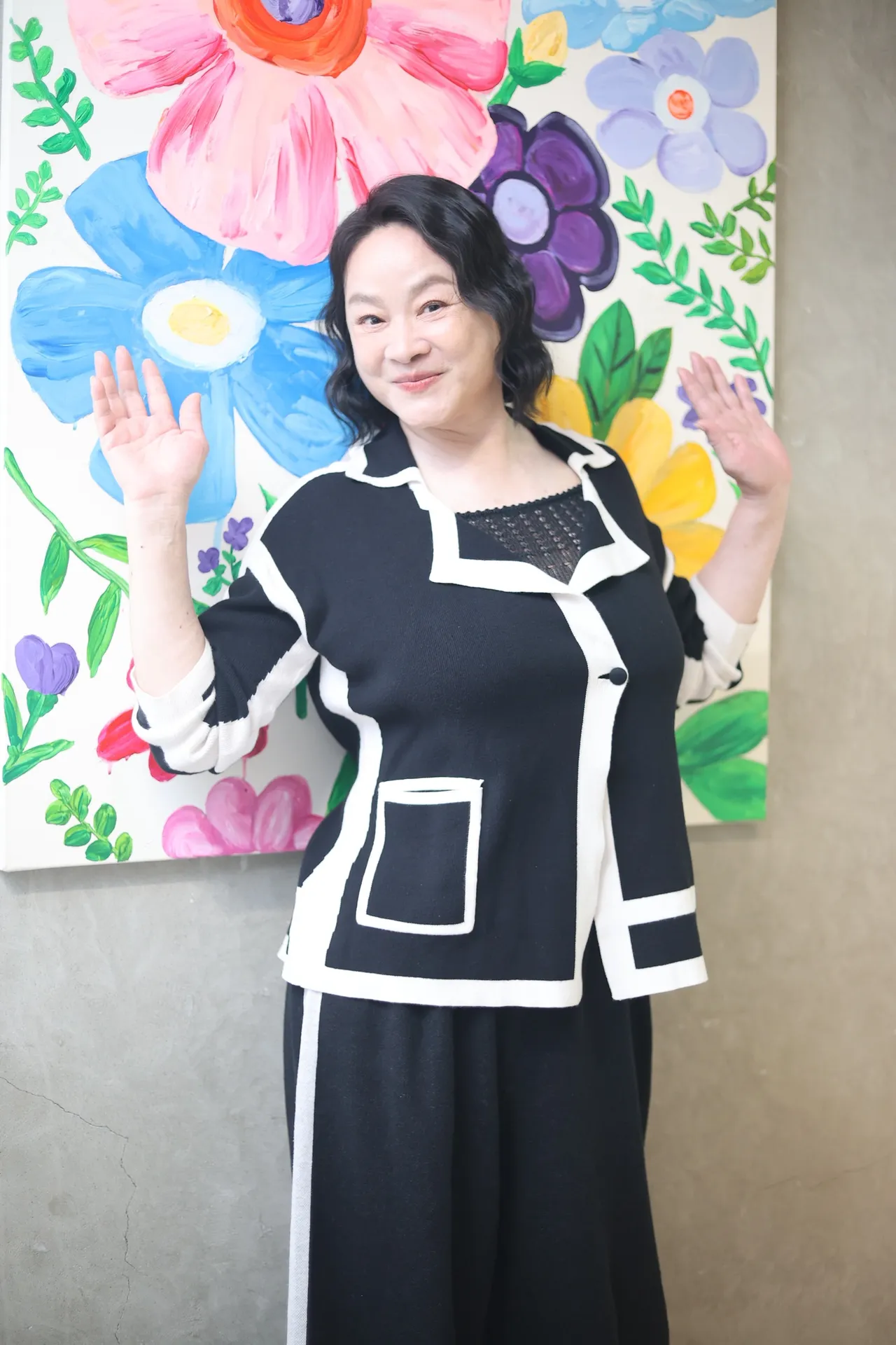 陆小芬状态超好。摄影中心摄
