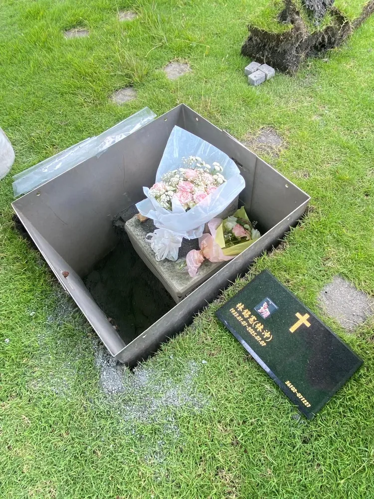 林沖長眠基隆。林凱文提供