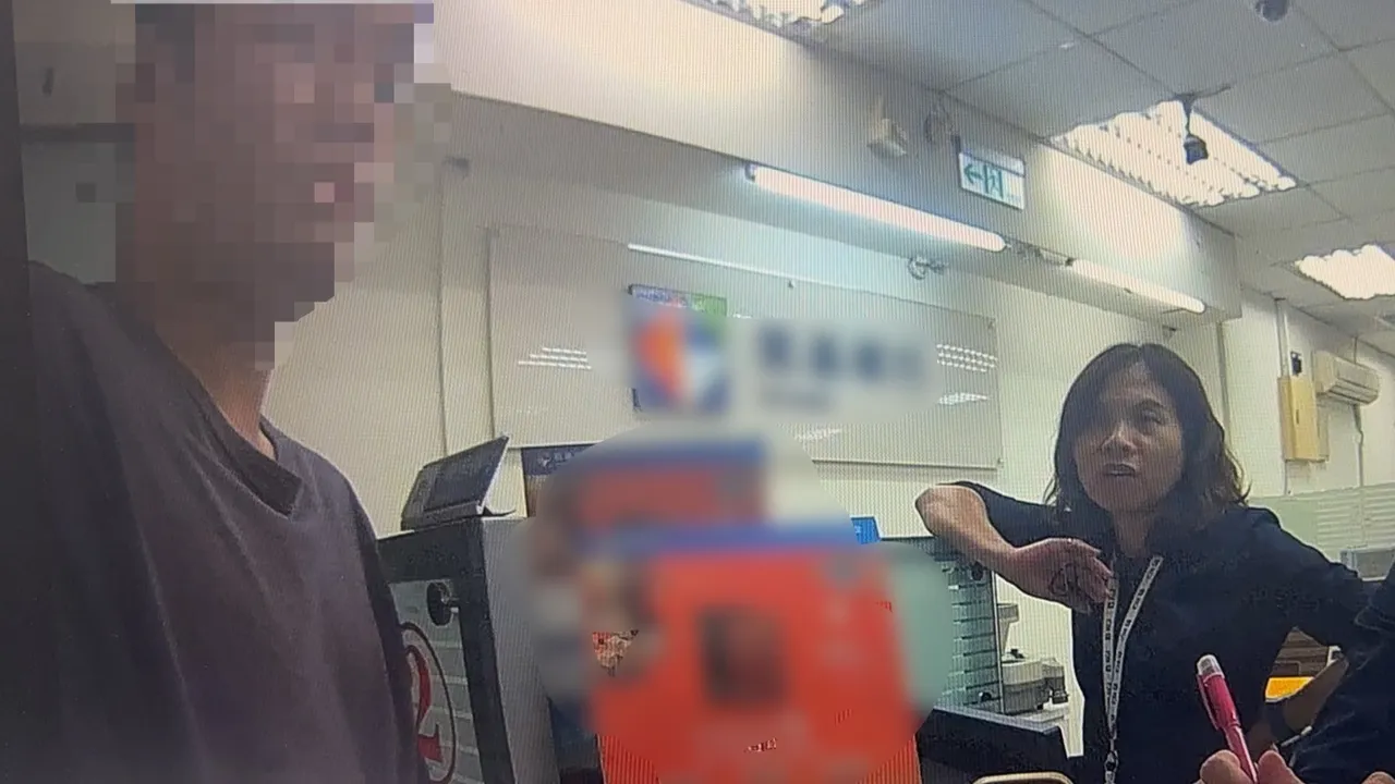 台南警方成功拦阻遭诈226万元。翻摄画面