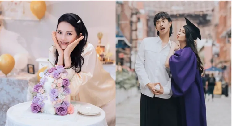 伊能靜和兒子小哈利感情相當好。翻攝伊能靜微博