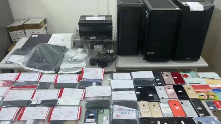 警方查獲相關證物。警方提供