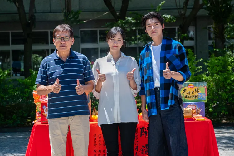 梁修身（左起）為角色做很多功課，接續為魏蔓、劉育仁。大愛提供