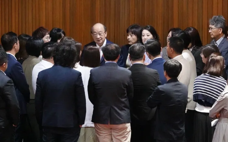 民進黨立法院黨團開黨團會議。莊宗達攝