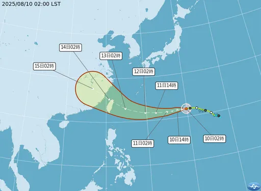 楊柳今可能升中颱!雷雨擴大「這幾區」 最快海警時間曝