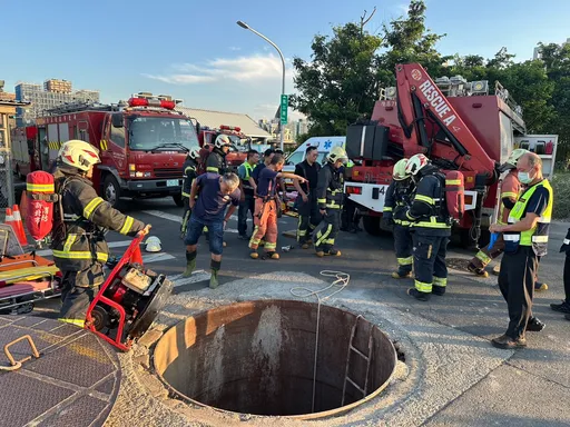 鶯歌下水道工地工安意外!2外籍移工不明原因失去意識1人死亡