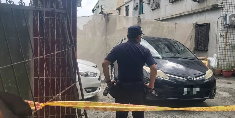 警方在現場拉起封鎖線。民眾提供