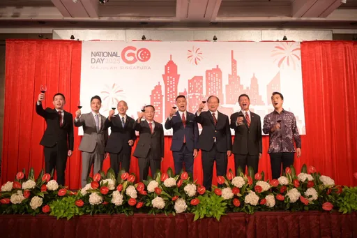 出席新加坡建國60週年國慶酒會 韓國瑜:盼深化台星合作