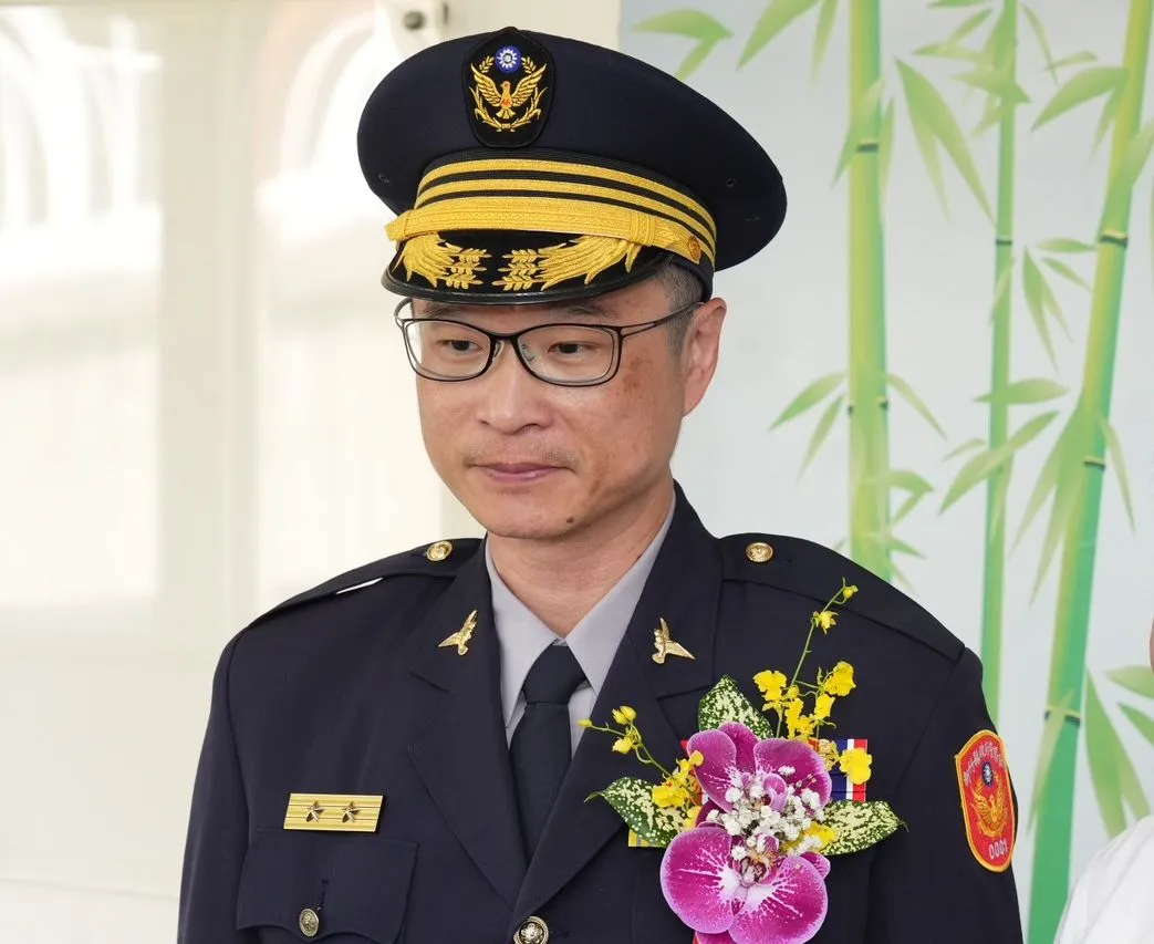 新竹县警局长林建隆。新竹县府提供