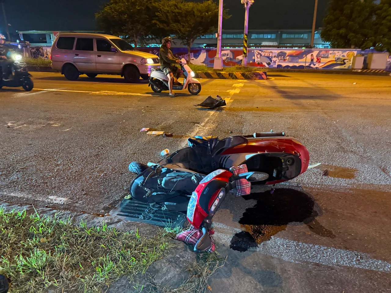 死者郭女的機車。民眾提供