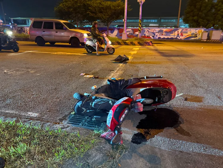 死者郭女的機車。民眾提供