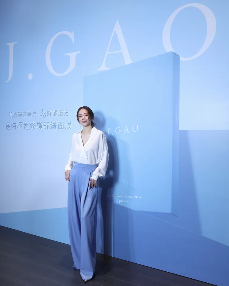 高宇蓁創立的J.GAO推出全新逆時極速修護舒緩面膜。品牌提供