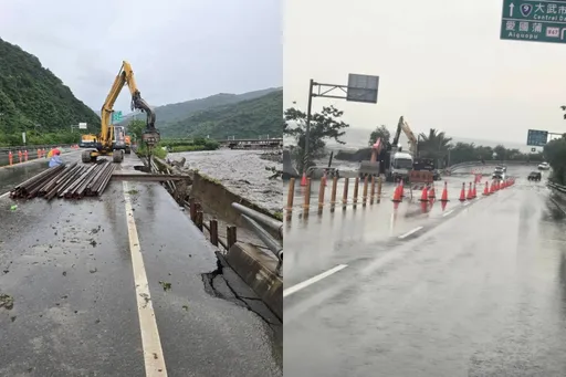 台9线406.8K北侧地基掏空 相关单位预防性交管