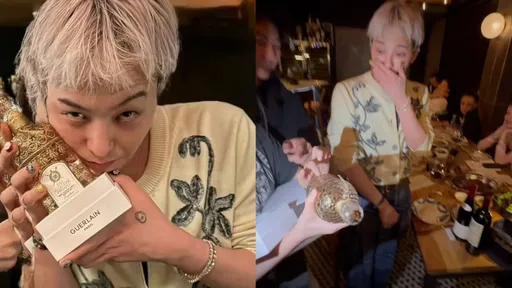 嬌蘭成功讓GD掩嘴驚呼 見超奢華帝王香水喜悅藏不住