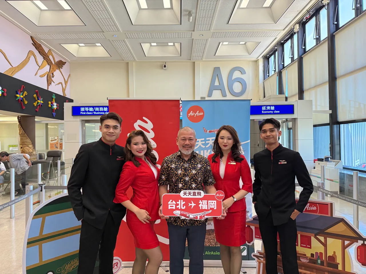 「台北-福岡」新航線今啟航迎客。AirAsia提供