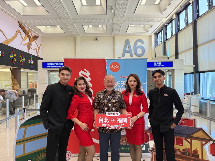 「台北－福岡」新航線今啟航迎客。AirAsia提供