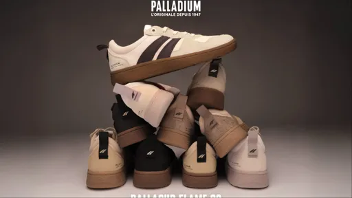 PALLADIUM复古薄底鞋来袭 珍奶配色每步都踩出法式甜美