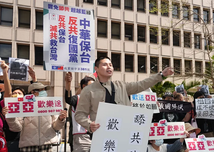 「閩南狼」張克勤曾替中共站台，返台後卻轉向批中，是統戰樣板翻車案例。彭欣偉攝