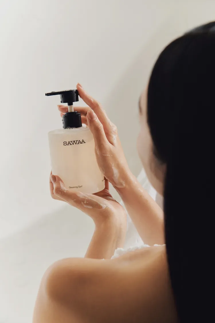 SAWAA 波光｜淨膚酵母沐浴露，500ml／1100元。品牌提供