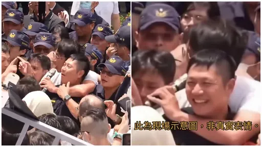 林士峰道歉!轉發警察遭黃國昌鎖喉「燦笑照」諷青鳥 真相曝光