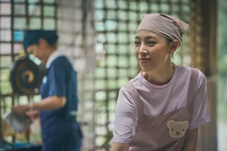 林筳諭對戲金獎級演員壓力很大。大愛提供