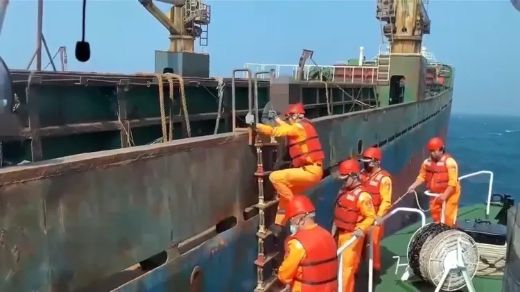 海巡署澄清艦艇人力來源穩定且充沛。海巡署提供