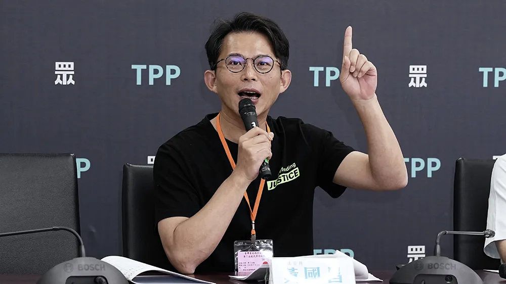 民众党主席兼民众党团总召黄国昌拥有众多声量及曝光度。资料照片