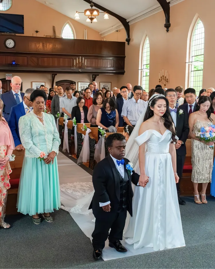 2人婚禮。翻攝自IG @anitawinglee