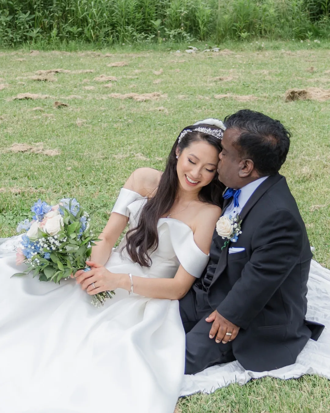 婚纱照片。翻摄自IG @anitawinglee