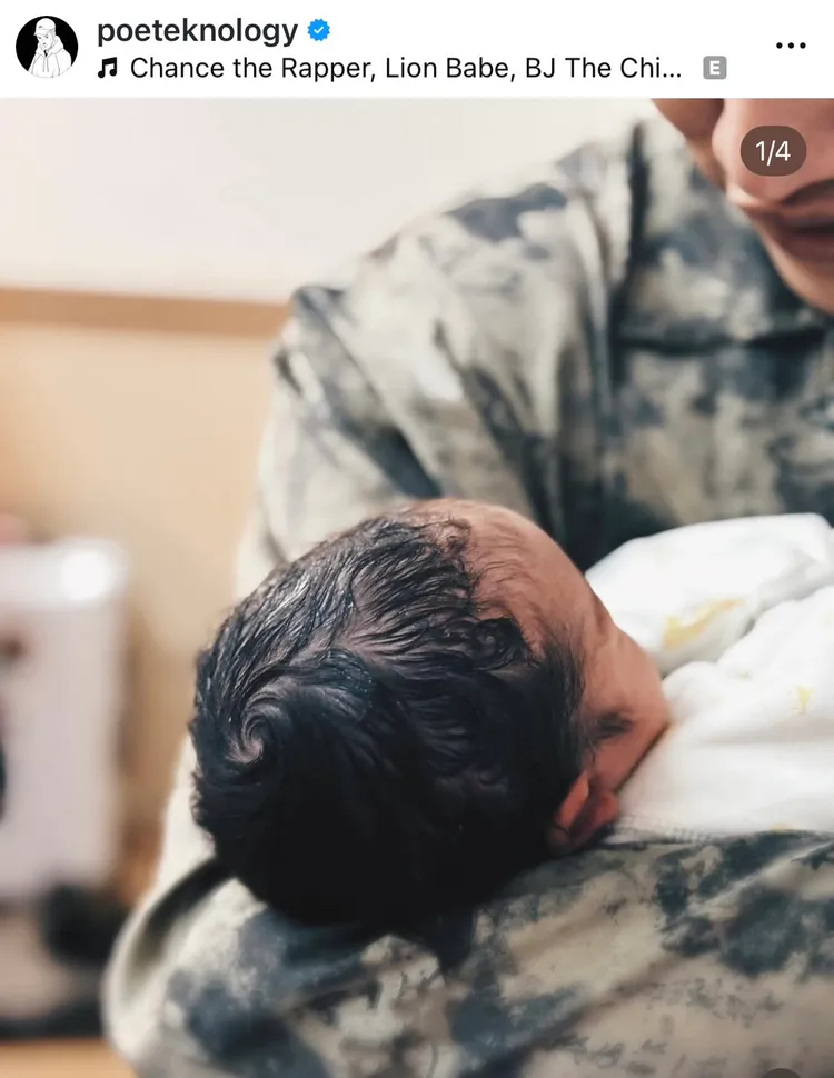 熊仔抱著寶貝女兒。翻攝熊仔IG