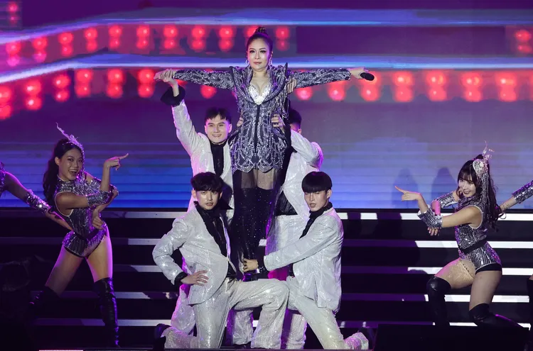 張秀卿今在台南舞力全開。名人演藝事業提供  