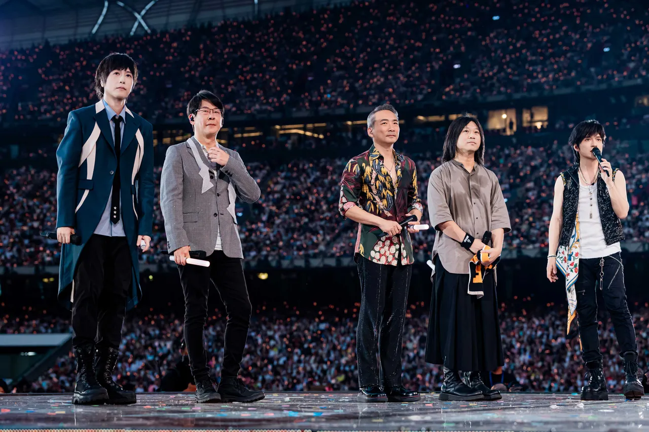五月天昨晚于北京鸟巢续唱第5场。相信音乐提供