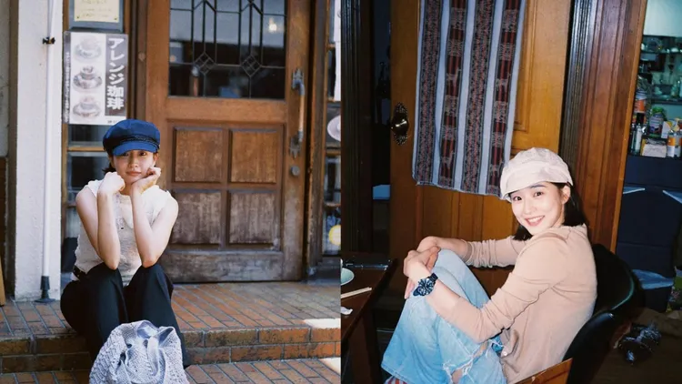 各式帽款成為方效潾私服造型的搭配必備。翻攝方效潾IG