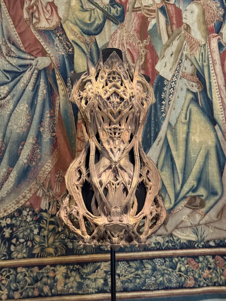 18. IRIS VAN HERPEN：取材自哥德式大教堂線條，化為未來感設計。