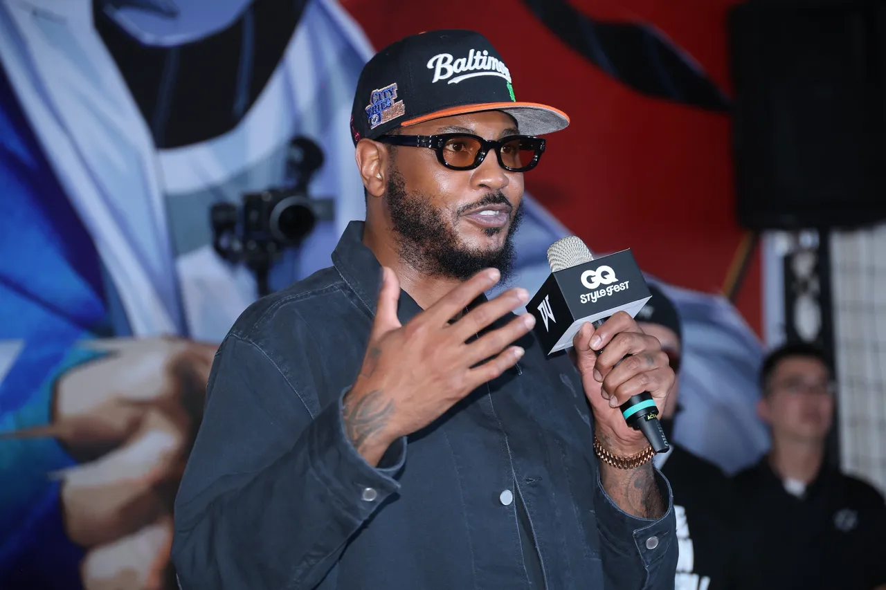 NBA傳奇球星「甜瓜」安東尼現身《GQ》「Style Fest潮流文化祭」。攝影中心攝