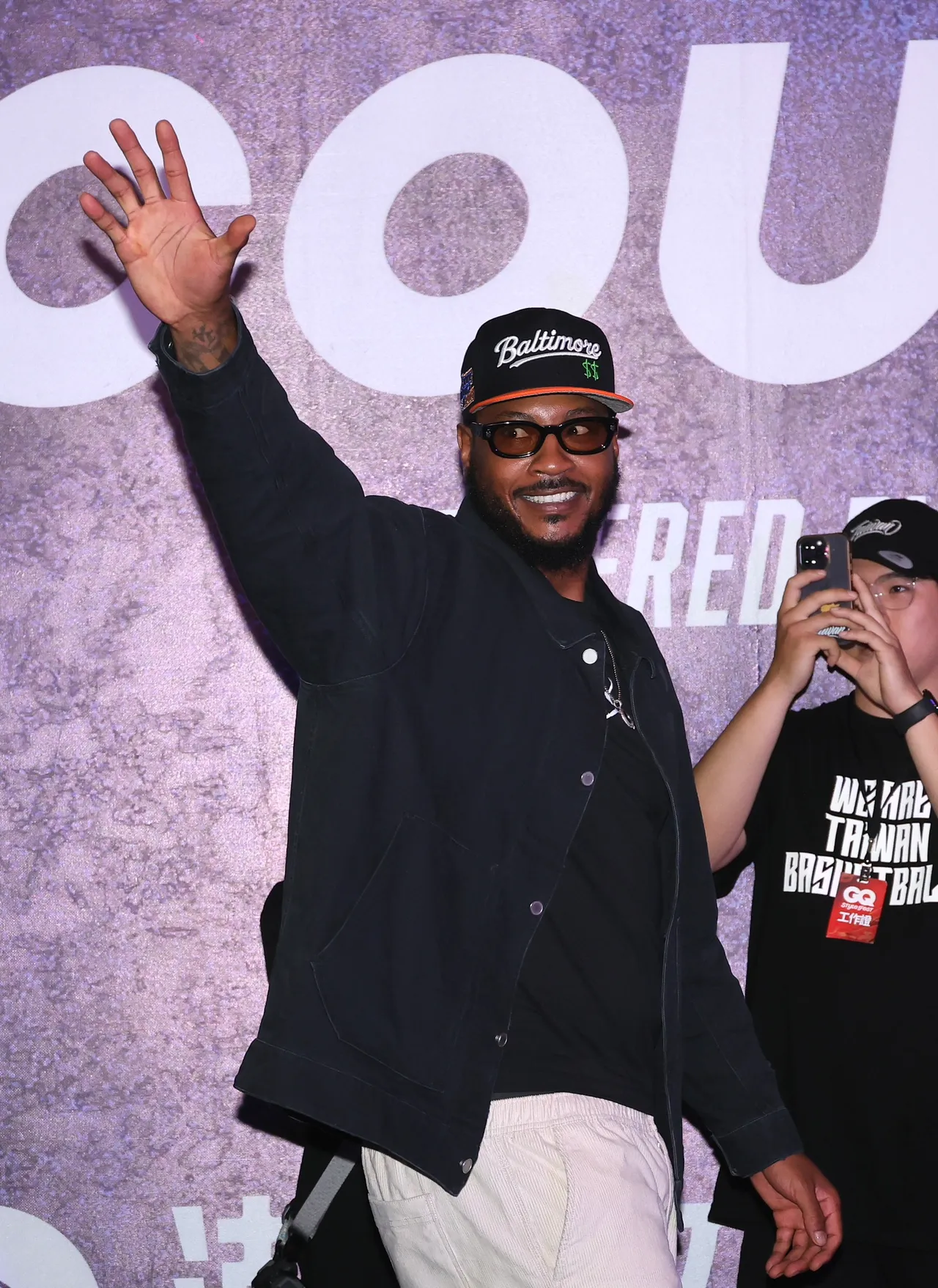 NBA传奇球星「甜瓜」安东尼现身《GQ》「Style Fest潮流文化祭」。摄影中心摄