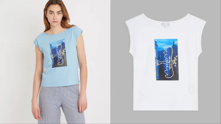 藝術家Jean-Charles de CastelbajacT恤，各4580元。品牌提供