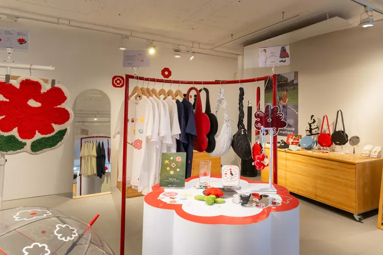 地下樓層同步展售5週年限定商品。品牌提供