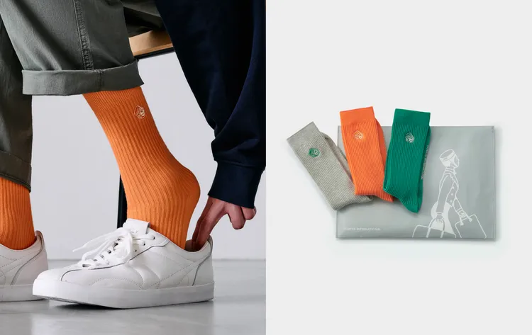 PORTER INTERNATIONAL PORTER MAN襪子（三色一組），1500元。品牌提供