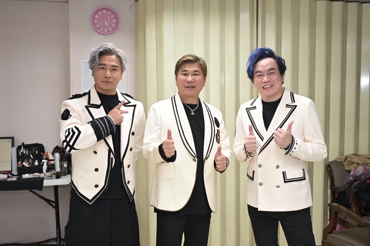 胡瓜、康康、歐弟（歐漢聲）攜手主持公益演唱會。萬星傳播提供