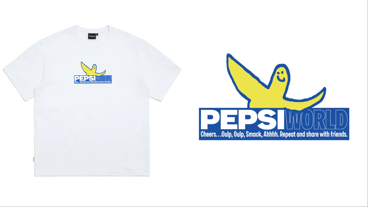 Mark Gonzales X Pepsi World T恤,2280元。品牌提供