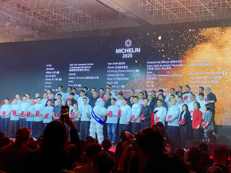 米其林一星共43家（7家新進）餐廳獲得。莊偉祺攝