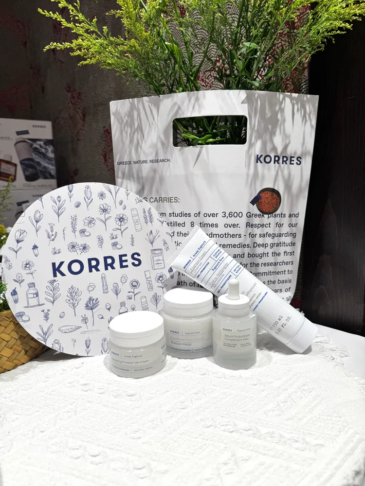 希臘優格舒緩系列首創將可食用希臘優格，導入保養品中，潔顏乳150ml／980元、精華30mll／1580元、凝乳40ml／1280元、面膜100ml／1580元。張家玲攝