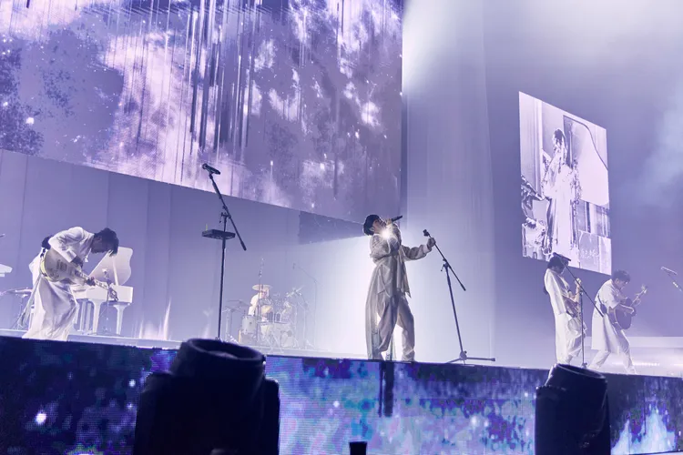 蘇打綠「二十年一刻」巡演歷時1年半，今晚在高雄劃下句點。緒風提供