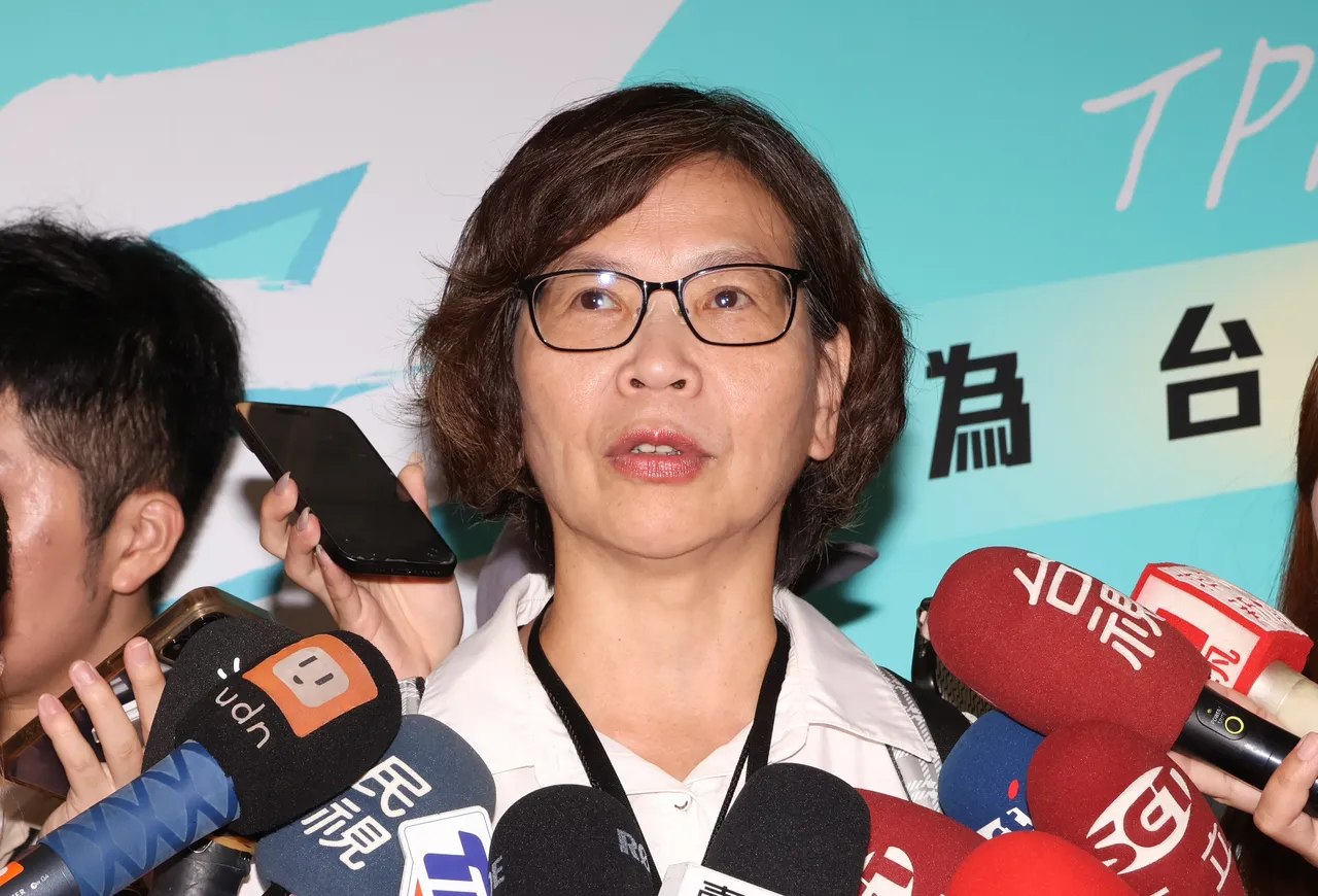 民眾黨中央委員蔡壁如。莊宗達攝